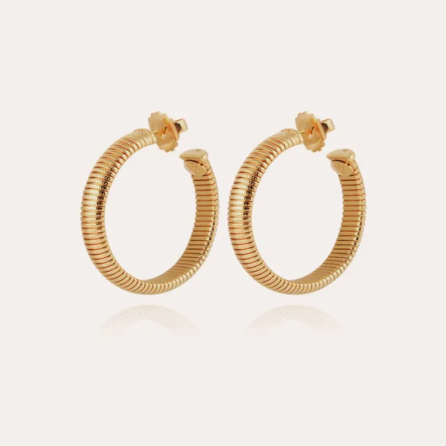 gas-bijoux-boucles-d-oreilles-cr-oles-milo-dor-es-maille-tubogas image 1