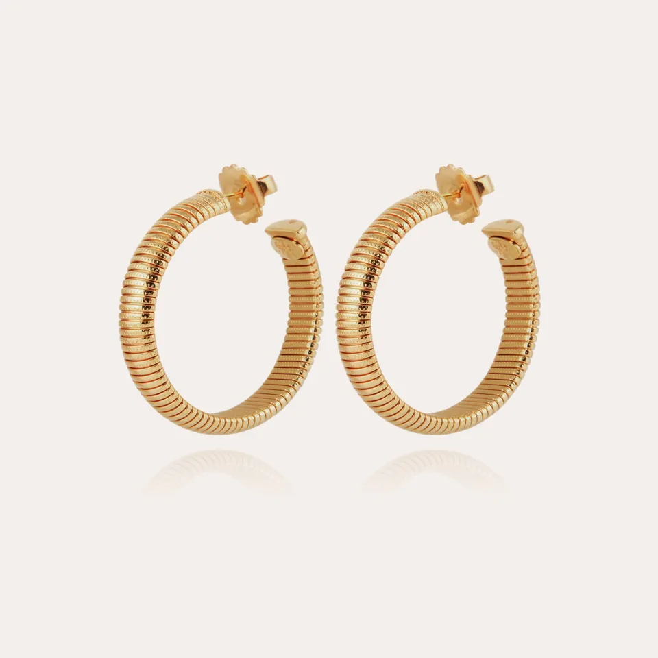 gas-bijoux-boucles-d-oreilles-cr-oles-milo-dor-es-maille-tubogas image 1