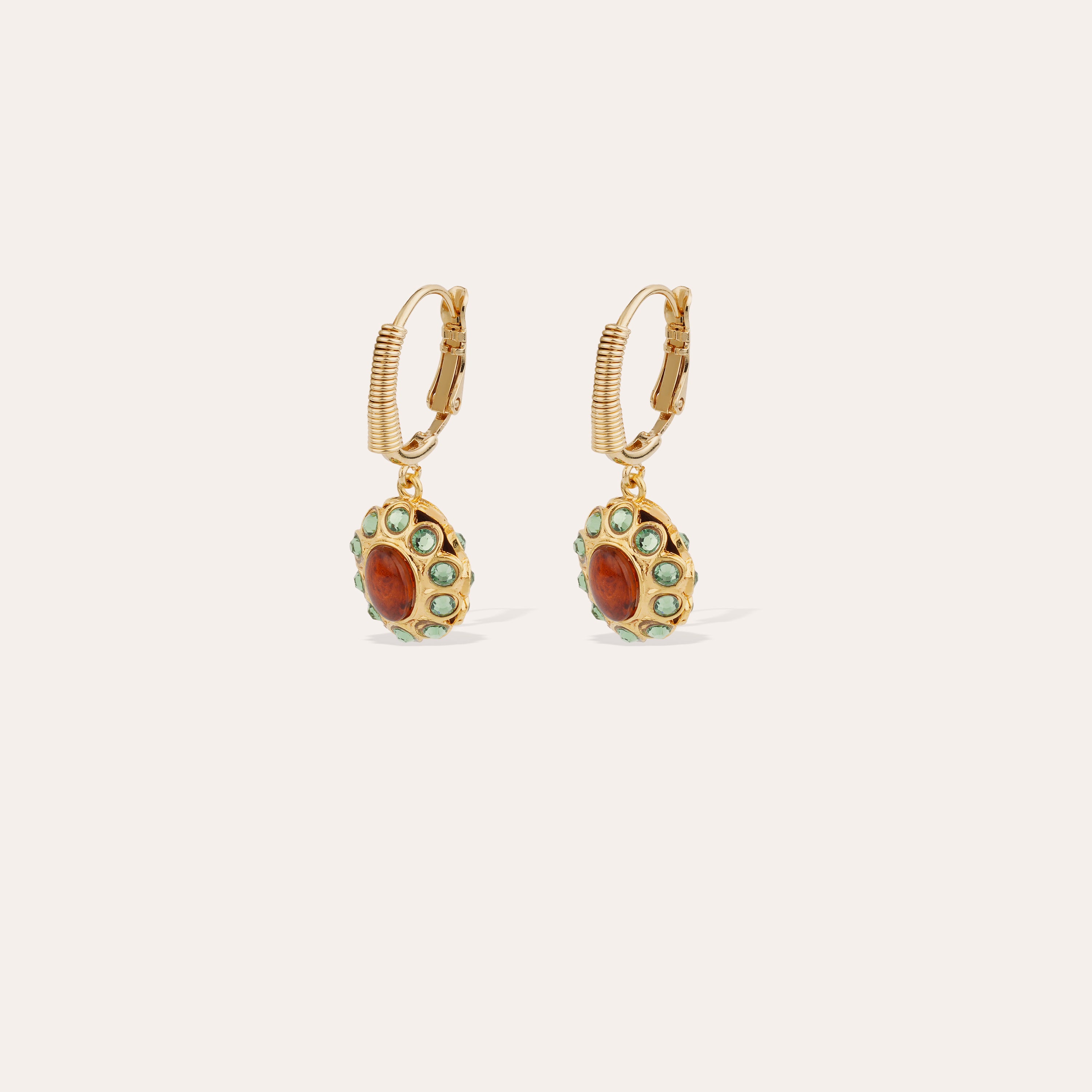 gas-bijoux-boucles-d-oreilles-tao-splash-dor-es-or-fin-cabochon-verre-et-strass image 1