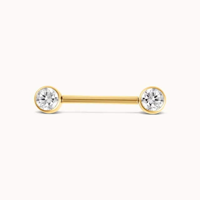 obsidian-piercing-bunda-barre-de-t-ton-droite-threadless-double-zircon-4-mm-tita image 1