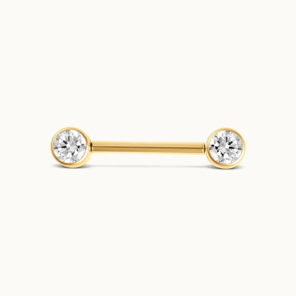 obsidian-piercing-bunda-barre-de-t-ton-droite-threadless-double-zircon-4-mm-tita image 1