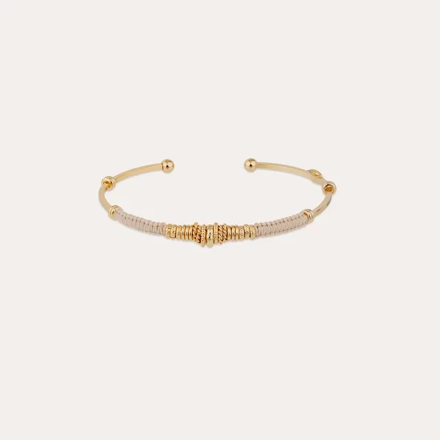gas-bijoux-bracelet-zizanie-dor-fin-jonc-fils-color-s-et-anneaux-vintage-taille- image 1