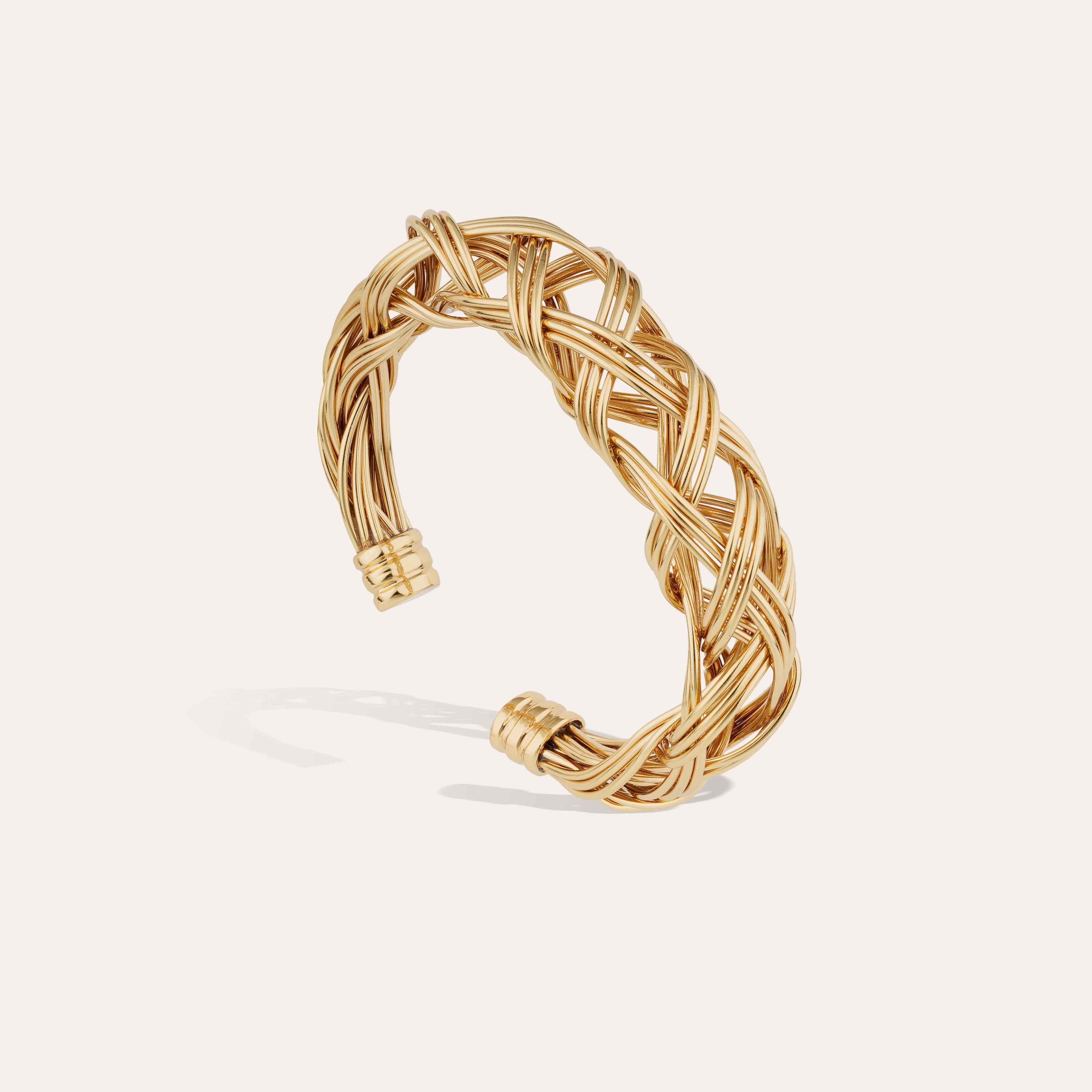 gas-bijoux-fileo-bracelet-jonc-dor-tress-main image 3
