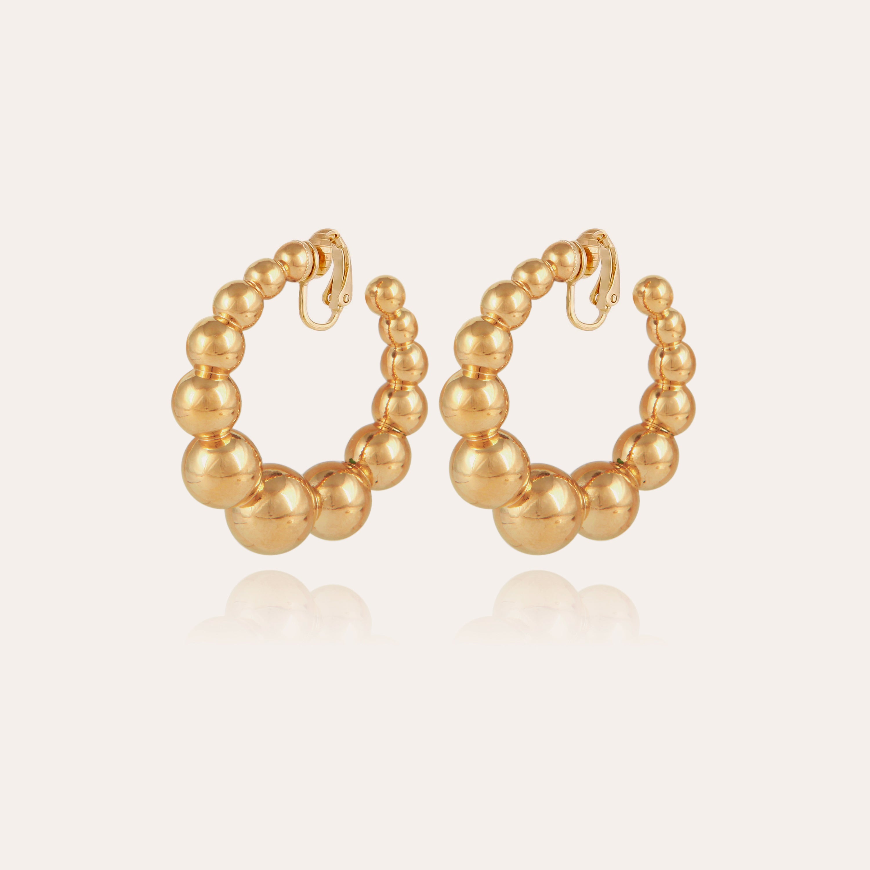 gas-bijoux-boucles-d-oreilles-cr-oles-andy-petit-mod-le-perles-en-d-grad-dor-es- image 3