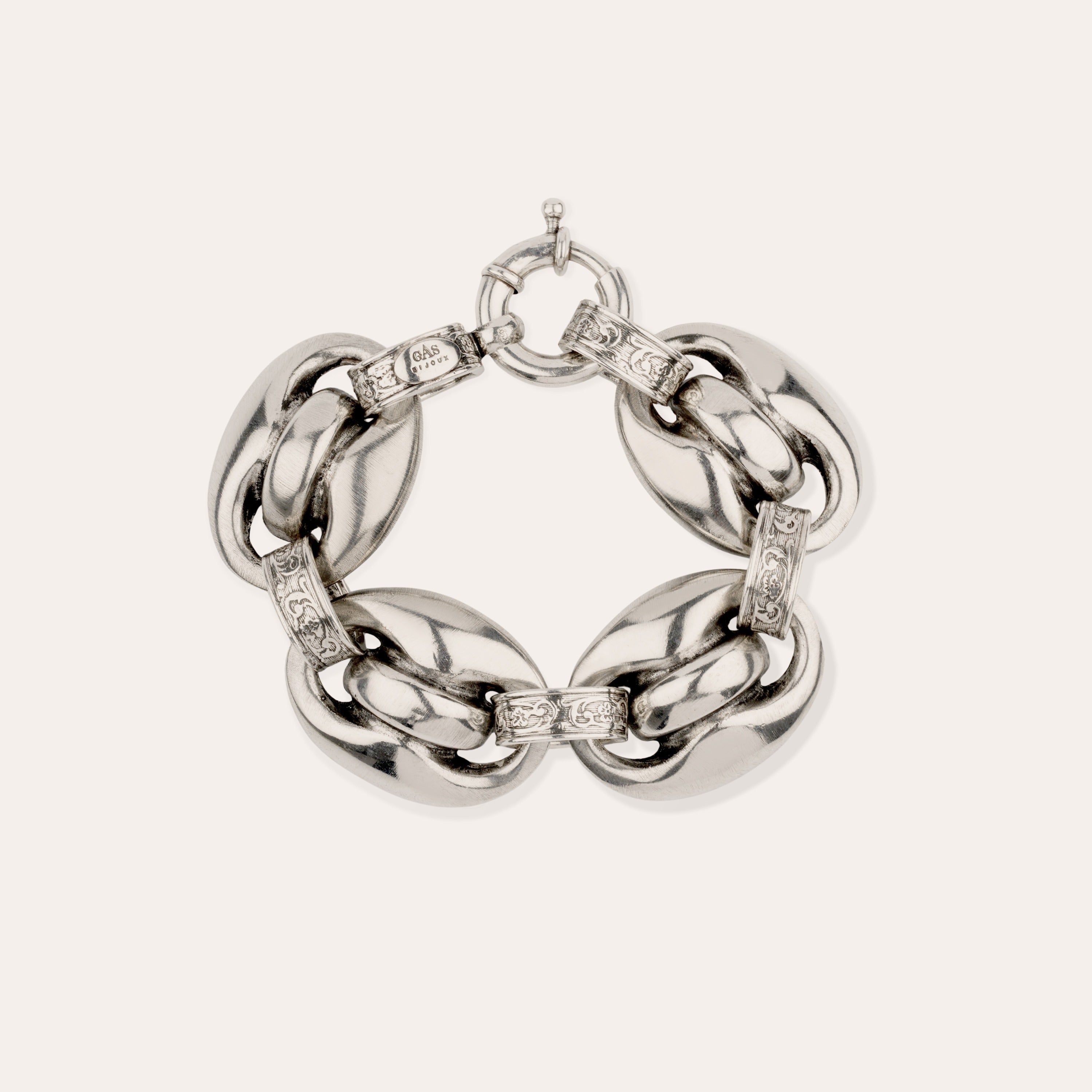 gas-bijoux-bracelet-cophea-argent-maillons-marine image 2