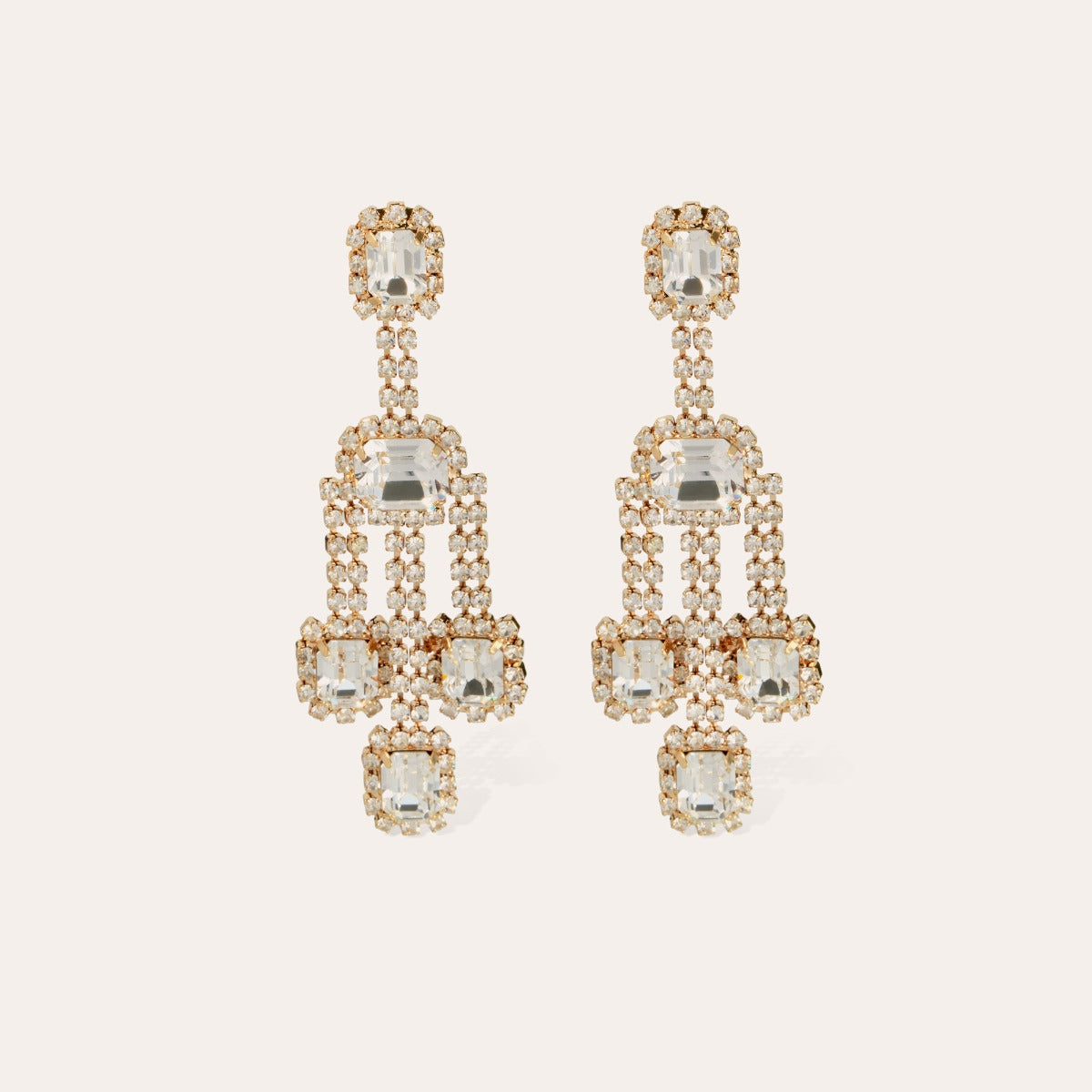 gas-bijoux-l-onore-boucles-d-oreilles-dor-es-cascade-strass image 1