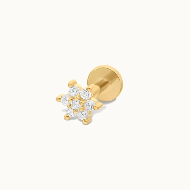 obsidian-piercing-blossom-piercing-h-lix-lobe-en-or-massif-design-floral-serti-d image 1