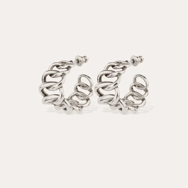 gas-bijoux-boucles-d-oreilles-cr-oles-bronx-maille-gourmette-argent-e-taille-aju image 1