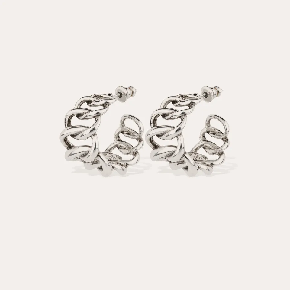 gas-bijoux-boucles-d-oreilles-cr-oles-bronx-maille-gourmette-argent-e-taille-aju image 1