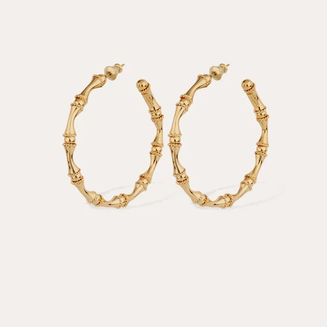 gas-bijoux-boucles-d-oreilles-cr-oles-bambou-dor-es image 1