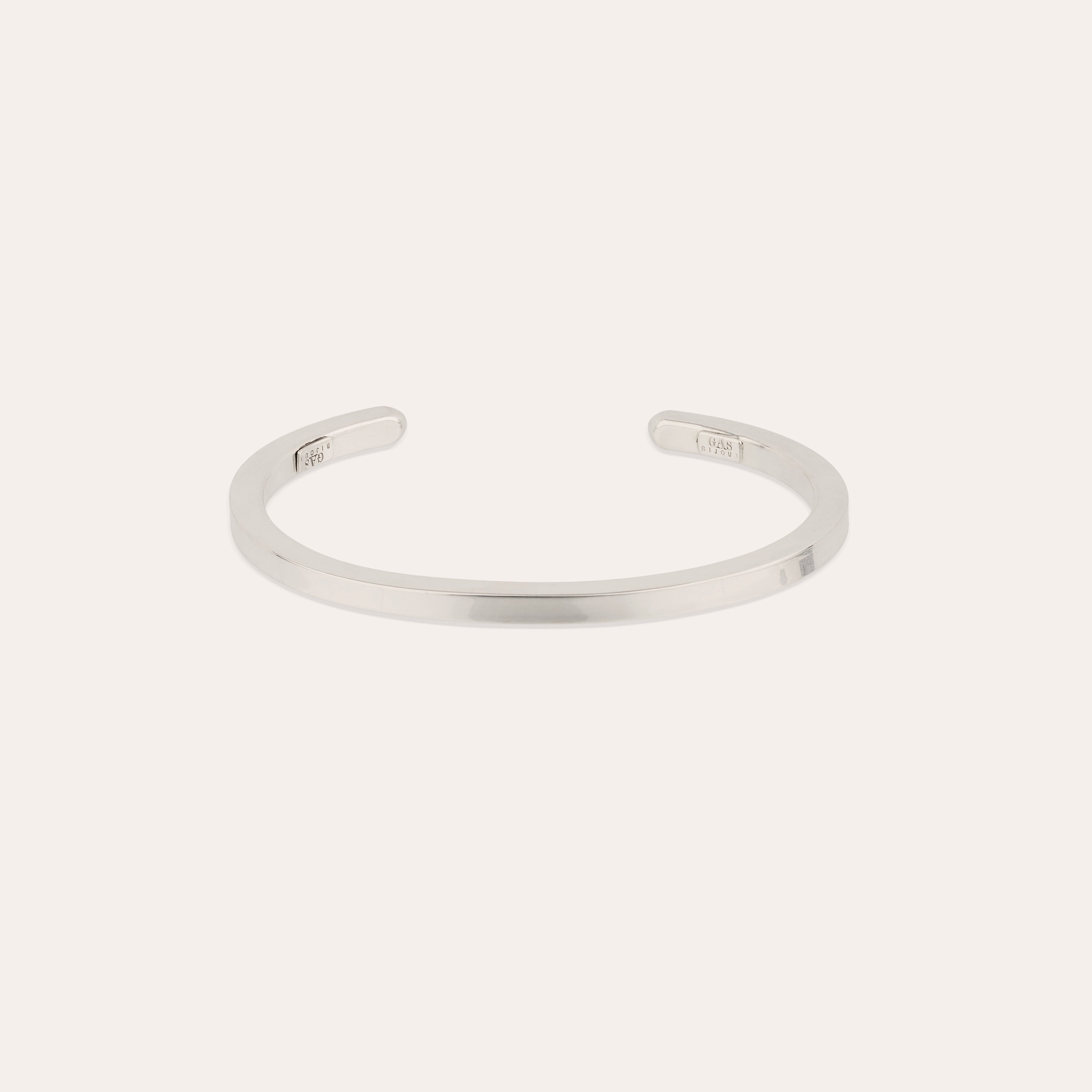 gas-bijoux-bracelet-eliot-argent-jonc-carr-ajustable-personnalisable image 1