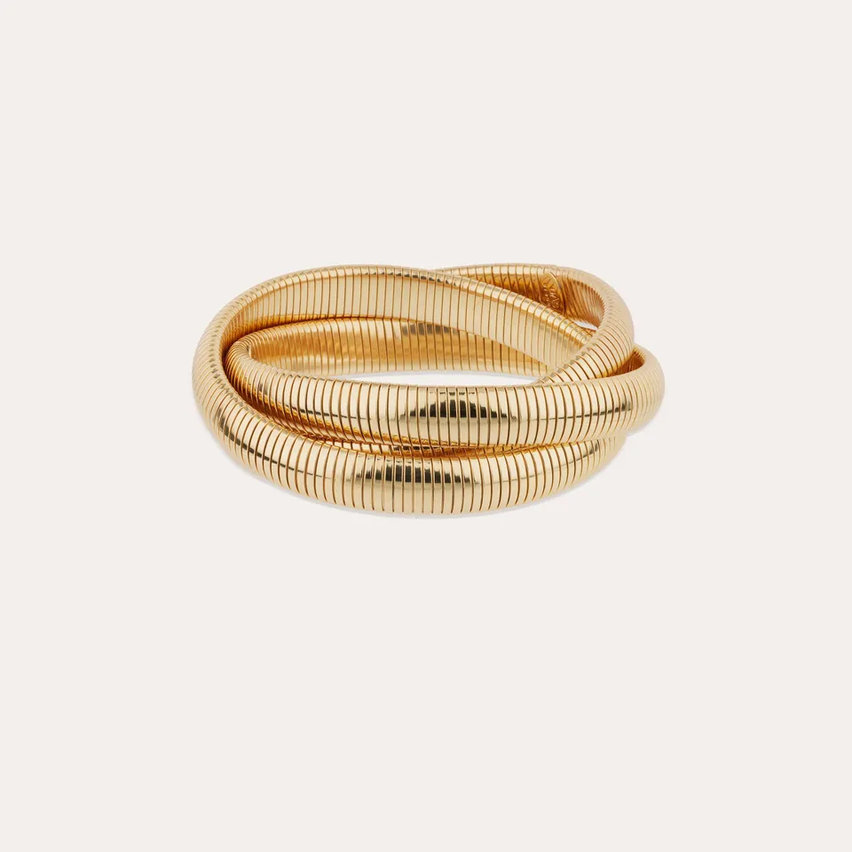 gas-bijoux-infinity-bracelet-trois-rangs-dor image 1