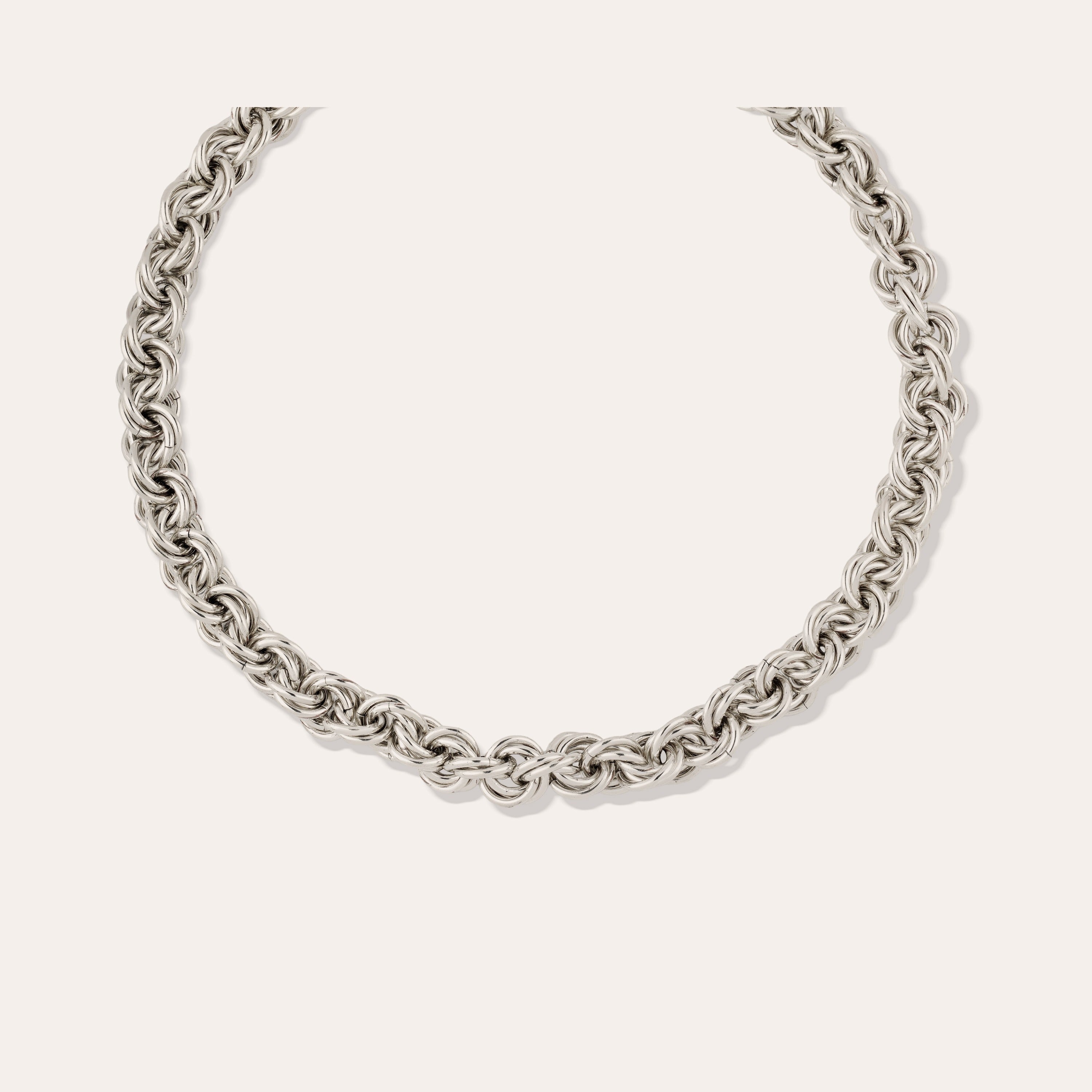 gas-bijoux-collier-maille-rond-entrecrois-argent-45-5-cm image 4