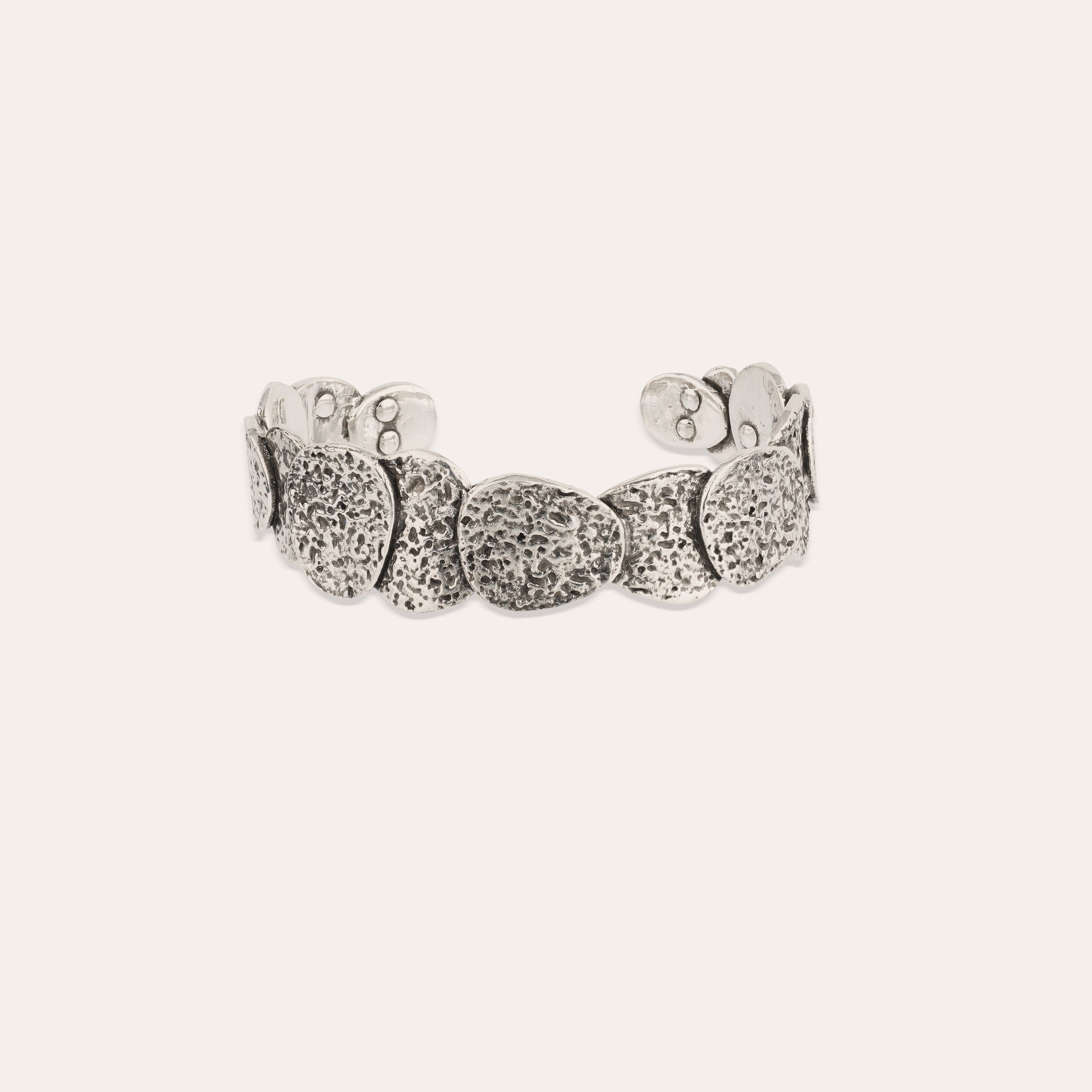 gas-bijoux-bracelet-eclipse-jonc-argent-martel-taille-ajustable image 1
