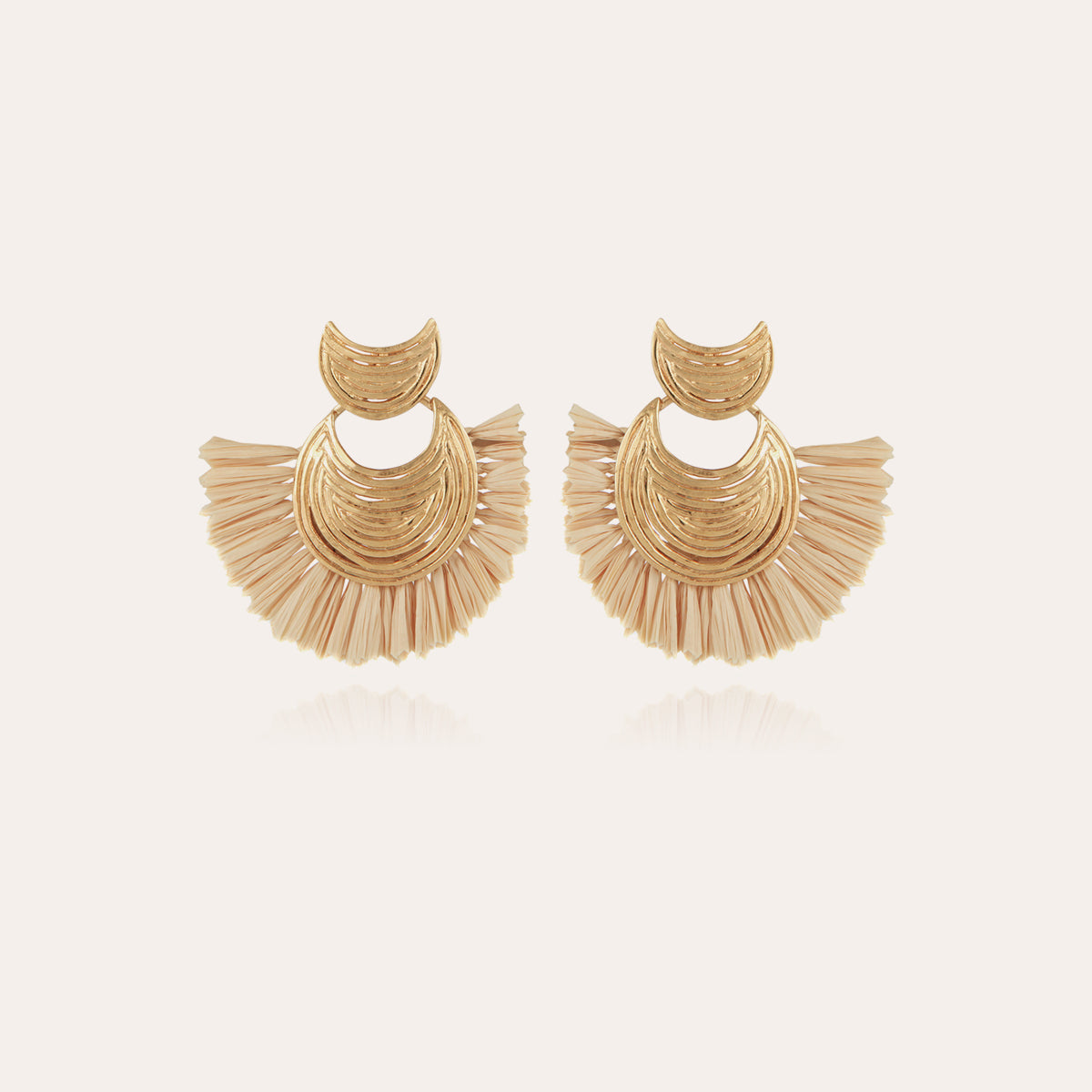 gas-bijoux-boucles-d-oreilles-luna-wave-raphia-mini-dor-es-l-or-fin image 1