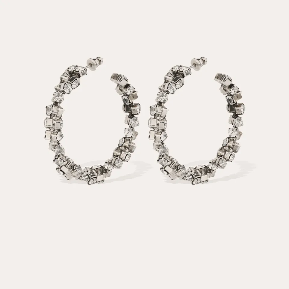 gas-bijoux-boucles-d-oreilles-cr-oles-tr-vise-rhodi-es-strass image 1