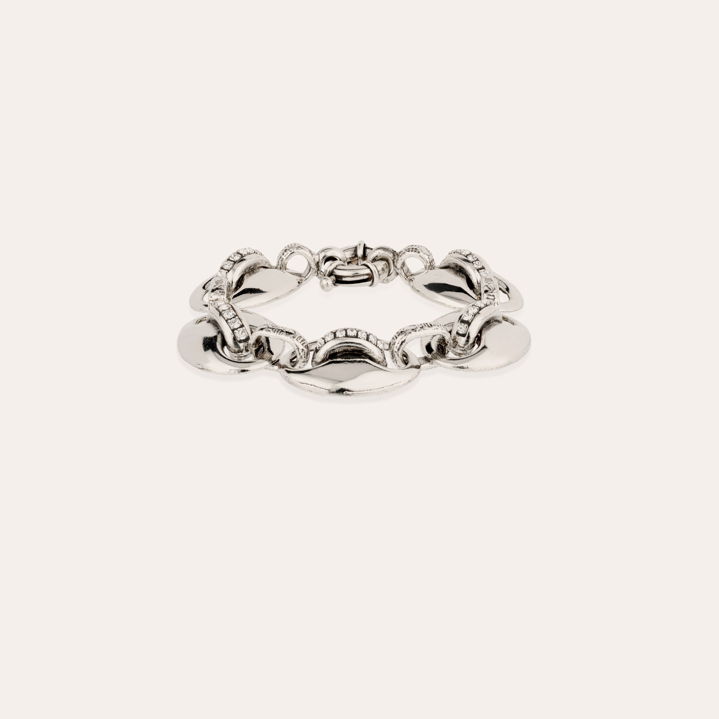 gas-bijoux-bracelet-cophea-strass-mini-argent-maille-marine image 1