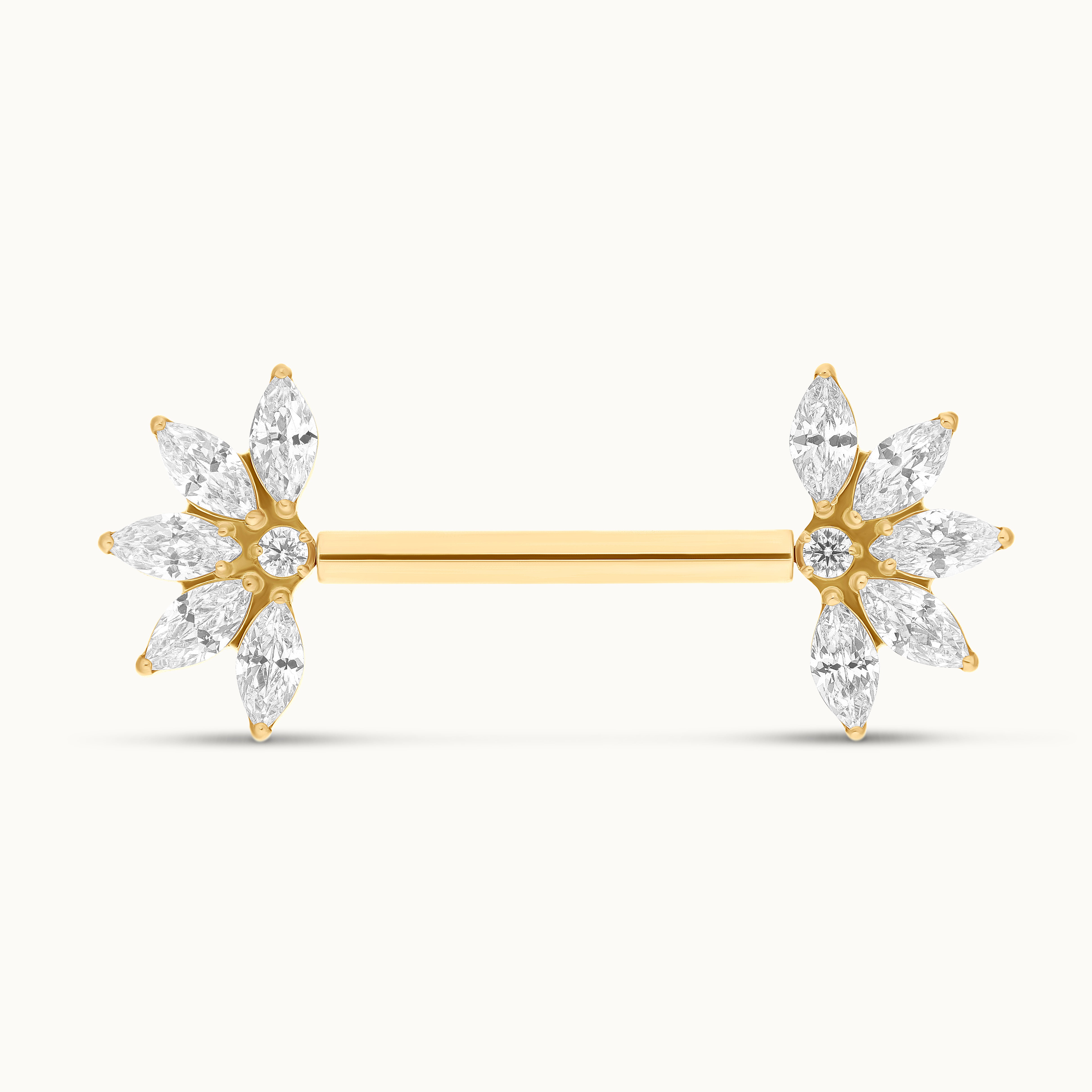 obsidian-piercing-baudelaire-piercing-t-ton-floral-zircon-en-titane-threadless image 1