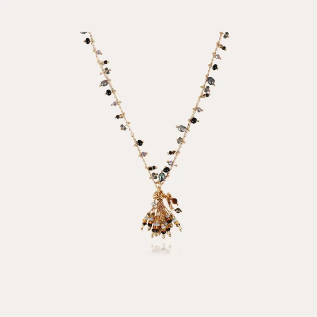 gas-bijoux-collier-gipsette-enfant-cha-ne-dor-e-l-or-fin-perles-rocaille-et-pomp image 1