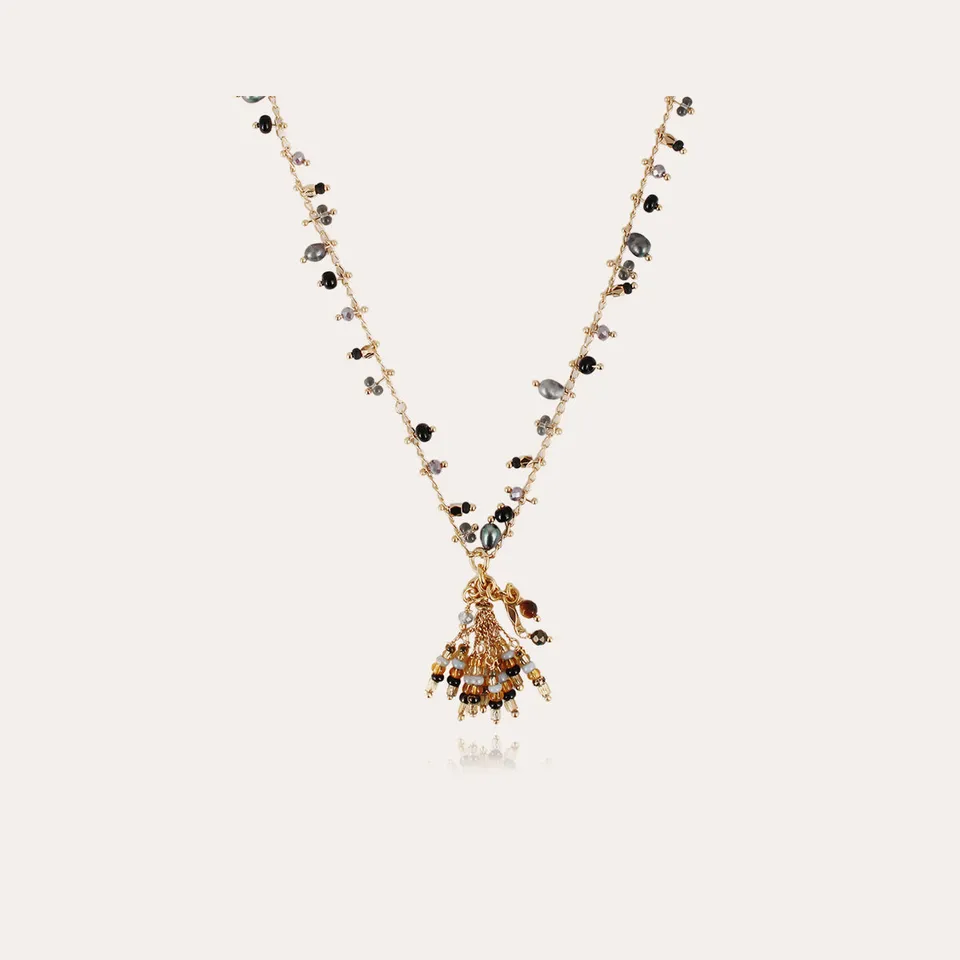 gas-bijoux-collier-gipsette-enfant-cha-ne-dor-e-l-or-fin-perles-rocaille-et-pomp image 1