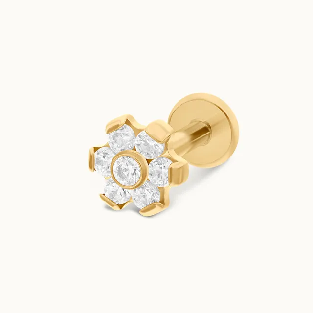 obsidian-piercing-flora-zircon-embout-fleur-p-tales-cristal-titane image 1