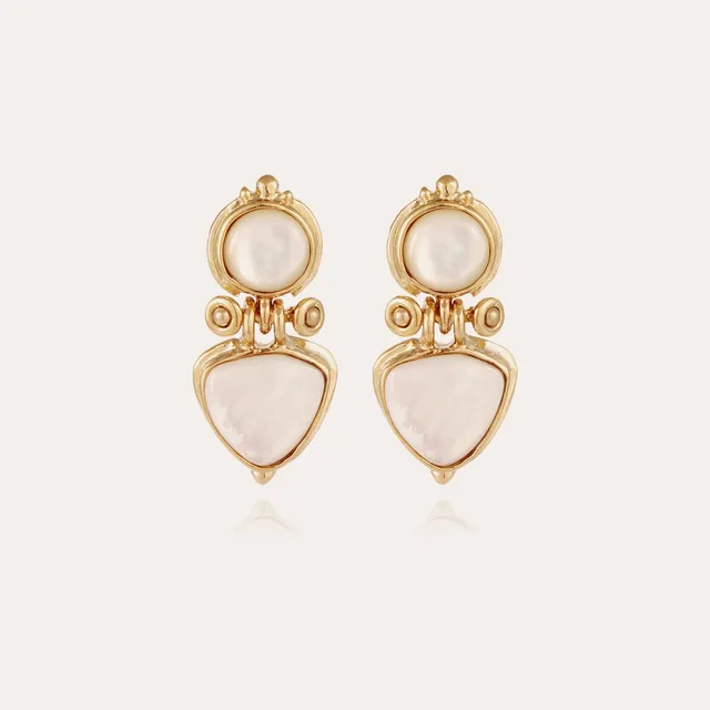 gas-bijoux-colorado-nacre-blanche-boucles-d-oreilles-m-daillons-dor-s-l-or-fin image 1