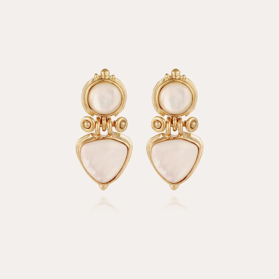 gas-bijoux-colorado-nacre-blanche-boucles-d-oreilles-m-daillons-dor-s-l-or-fin image 1