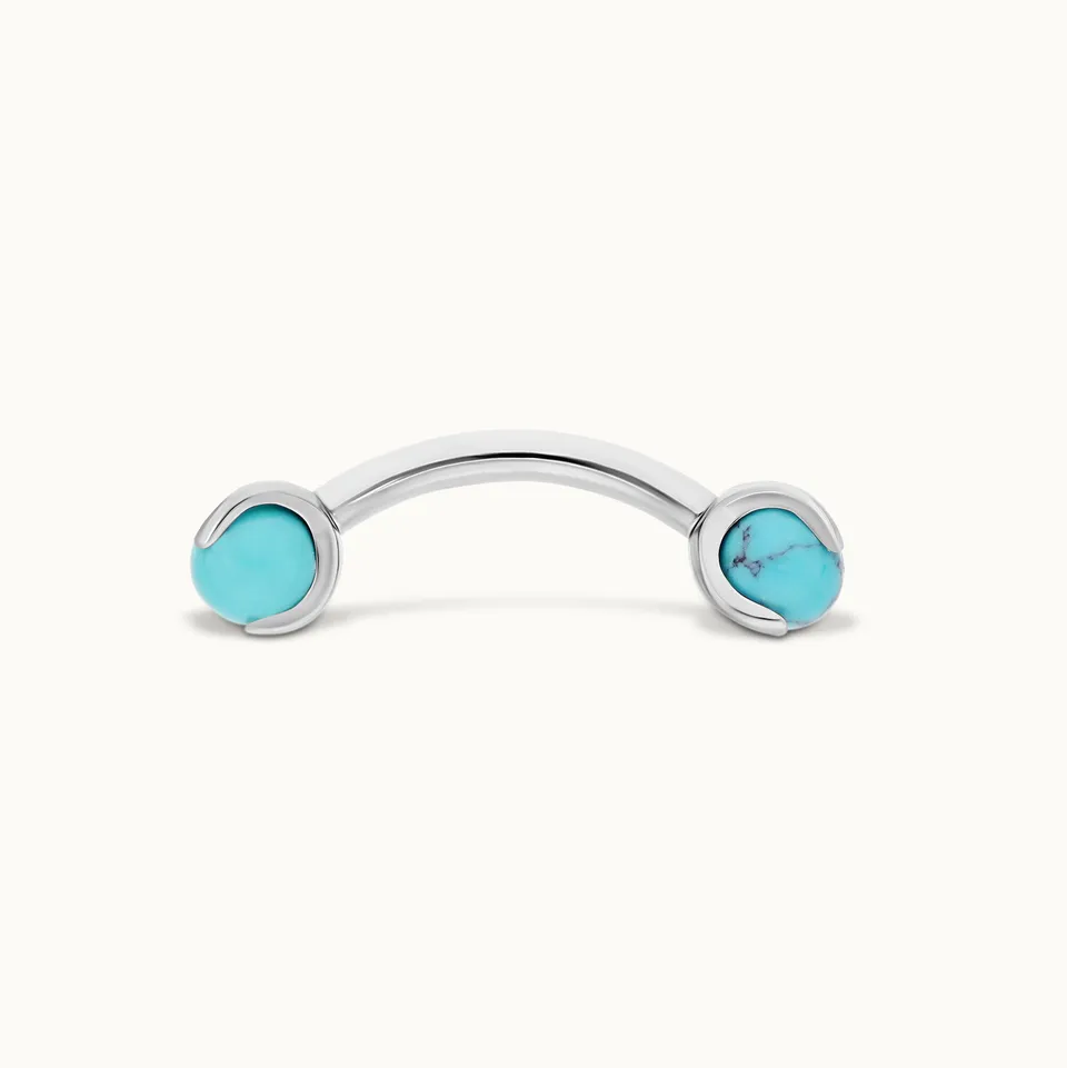 obsidian-piercing-barre-courb-e-turquoise-banane-en-titane-avec-pierres-naturell image 1