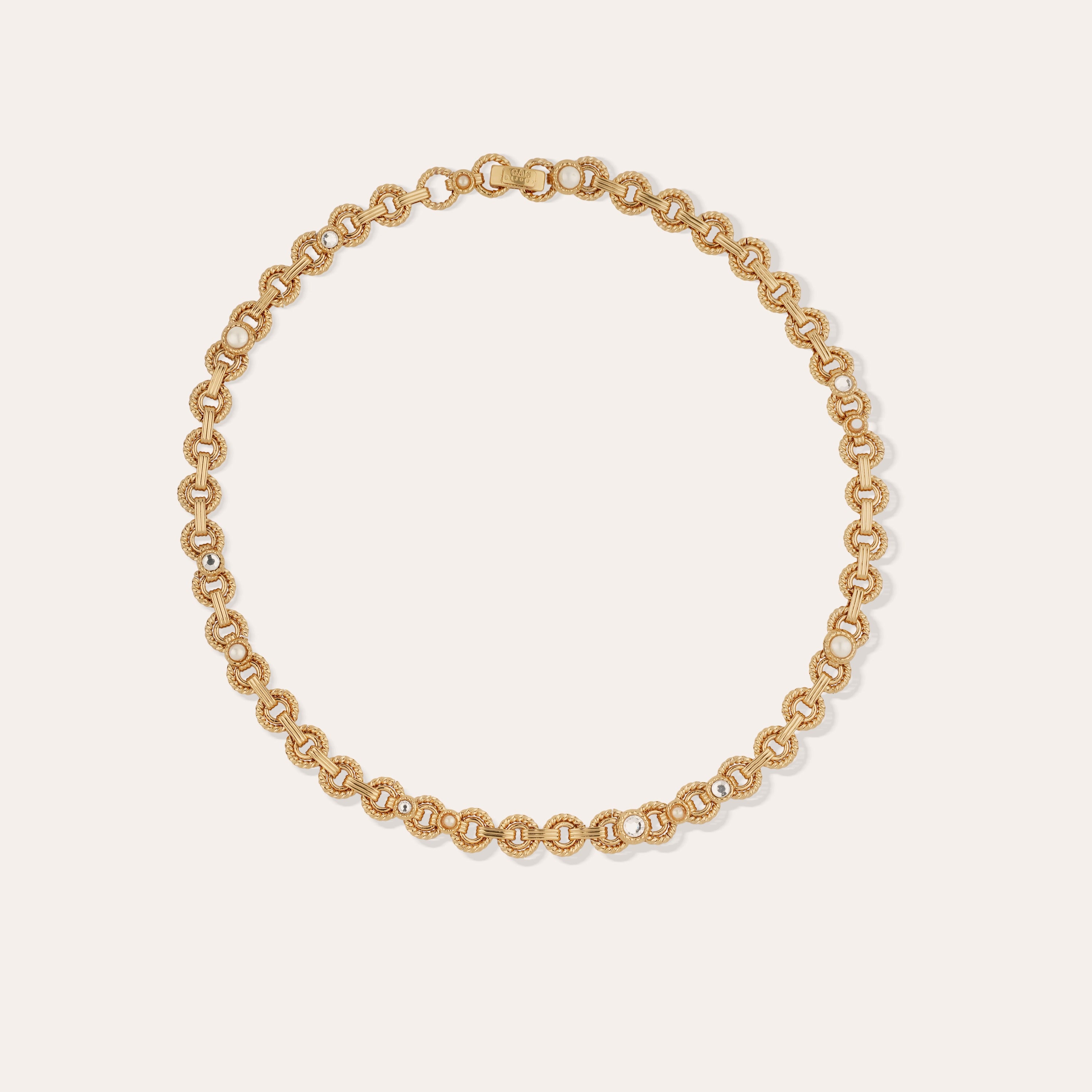gas-bijoux-collier-mistral-dor-nacre-blanche-strass image 1