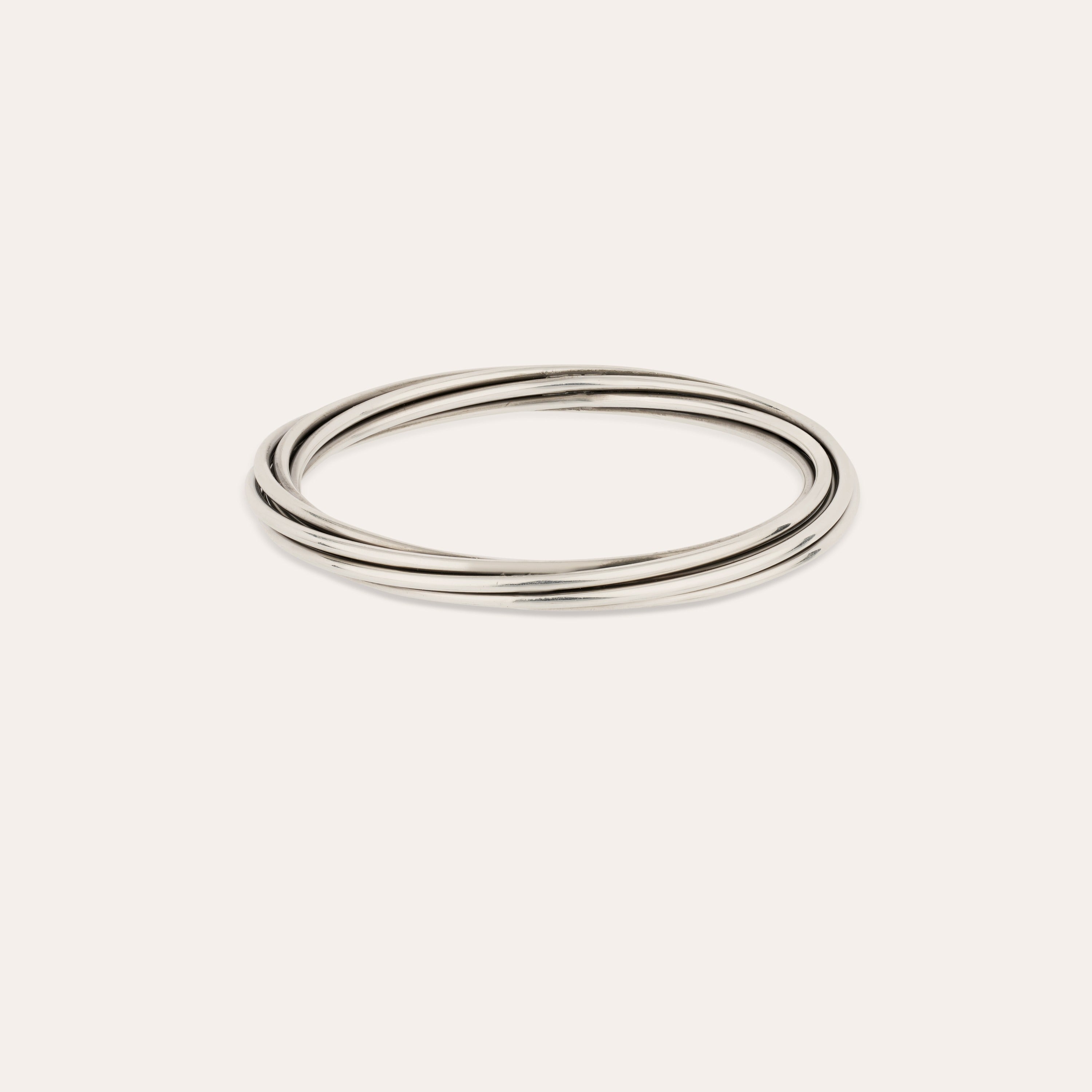 gas-bijoux-bracelet-atik-argent-jonc-quatre-anneaux-entrelac-s image 1