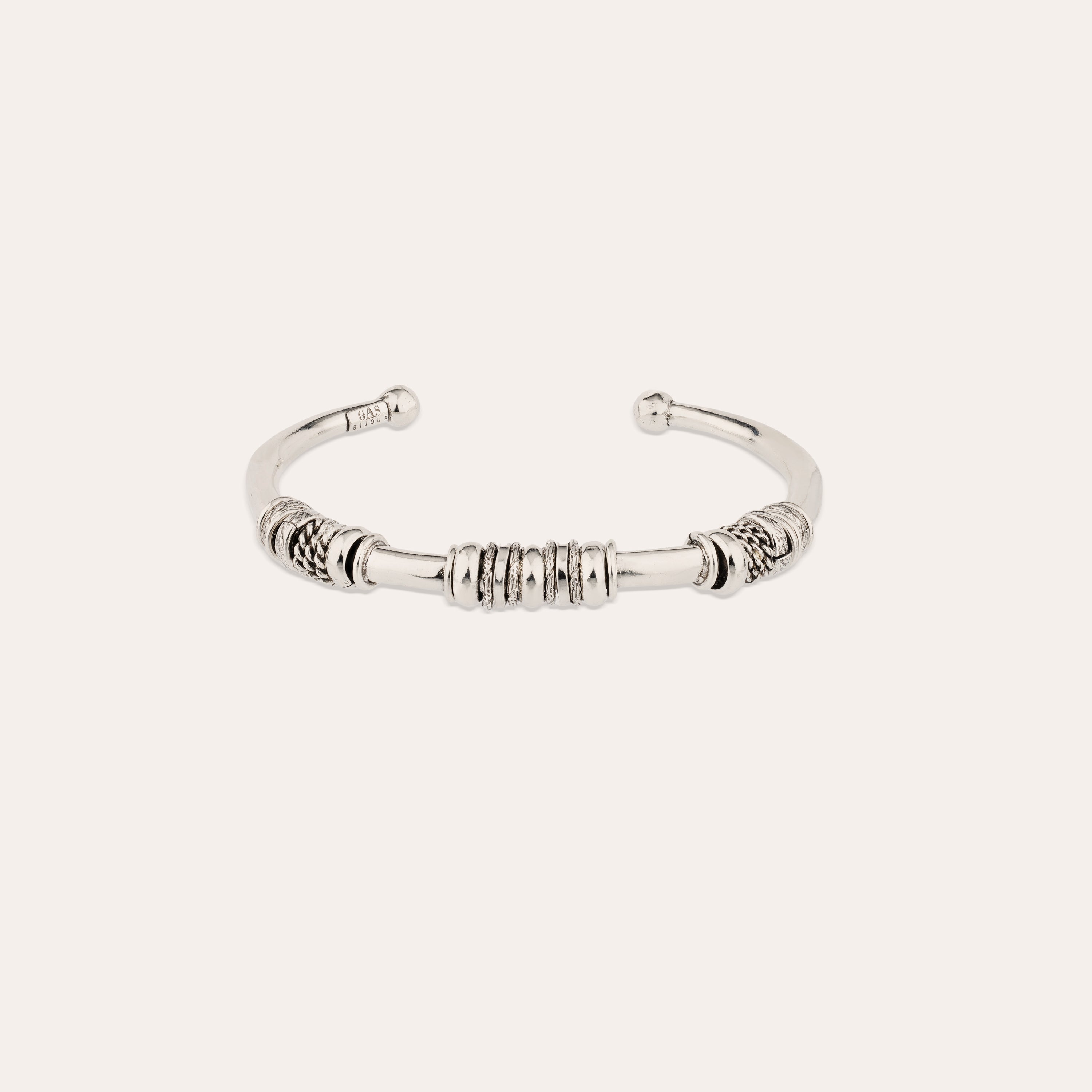 gas-bijoux-bracelet-jonc-maranzana-grand-mod-le-argent-anneaux-d-inspiration-vin image 1