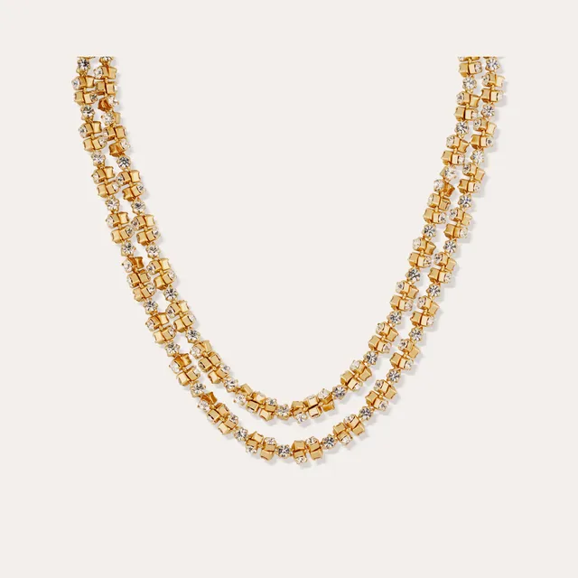 gas-bijoux-collier-tr-vise-strass-dor-l-or-fin-rang-de-strass-mont-s-sur-griffes image 1