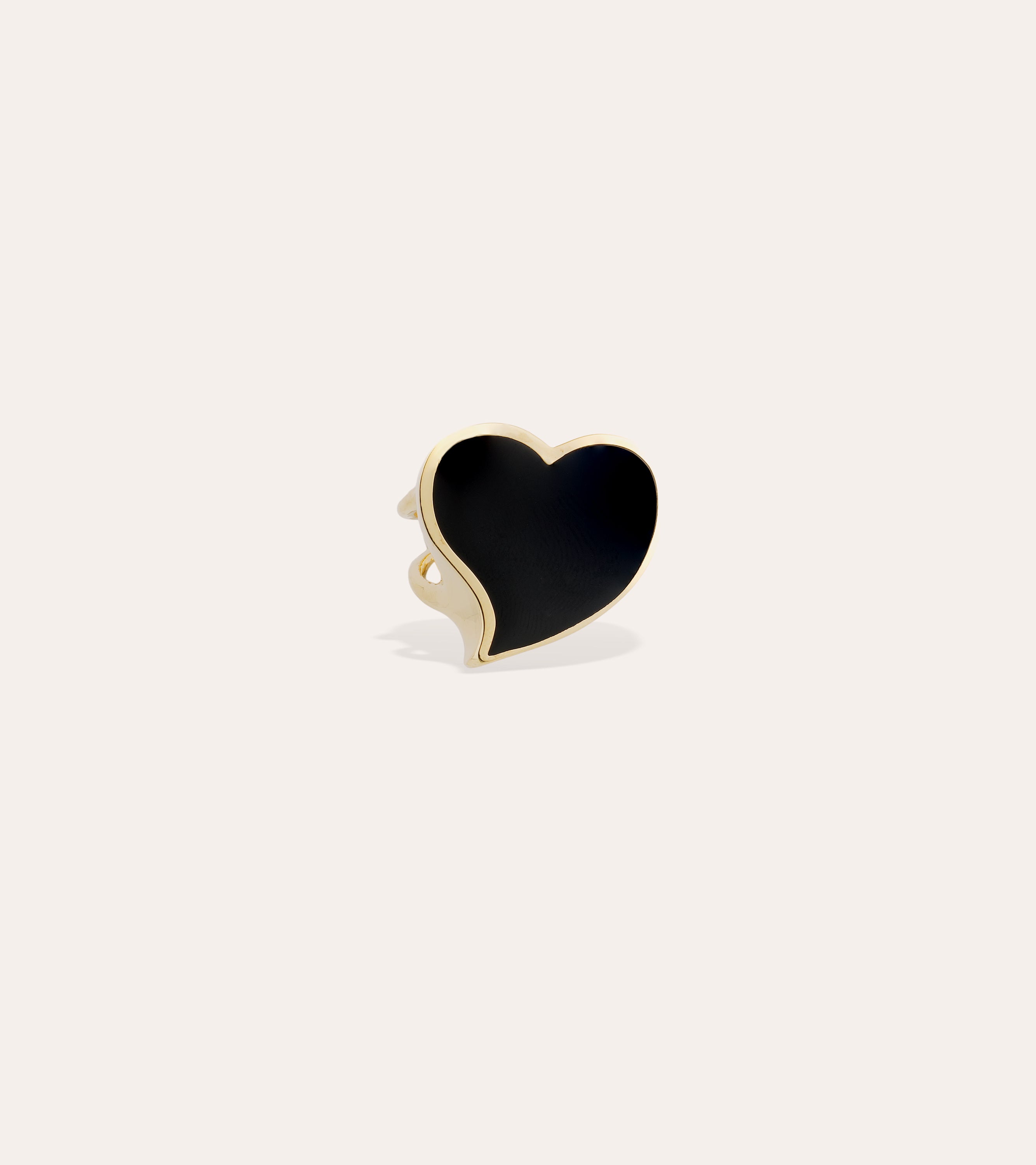 gas-bijoux-bague-mirage-mail-noir-c-ur-dor-e-l-or-fin image 1