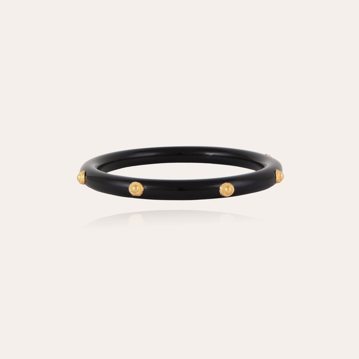 gas-bijoux-bracelet-caftan-jonc-ac-tate-noir-poli-main image 1