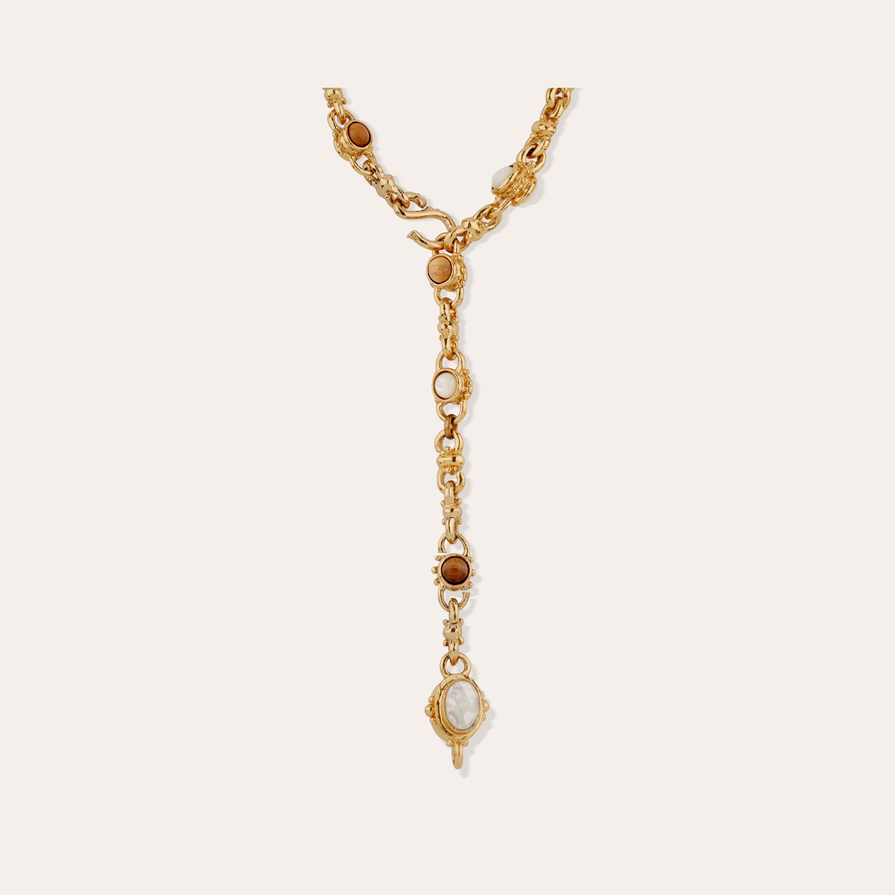 gas-bijoux-sautoir-amarante-multi-sautoir-dor-l-or-fin-cabochons-de-pierres-fine image 1