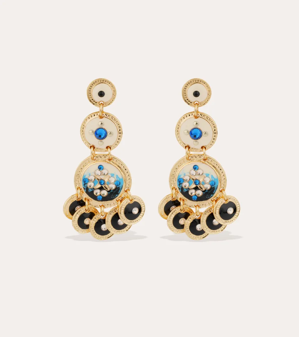 gas-bijoux-boucles-d-oreilles-sequin-trois-rangs-dor-es-3 image 1