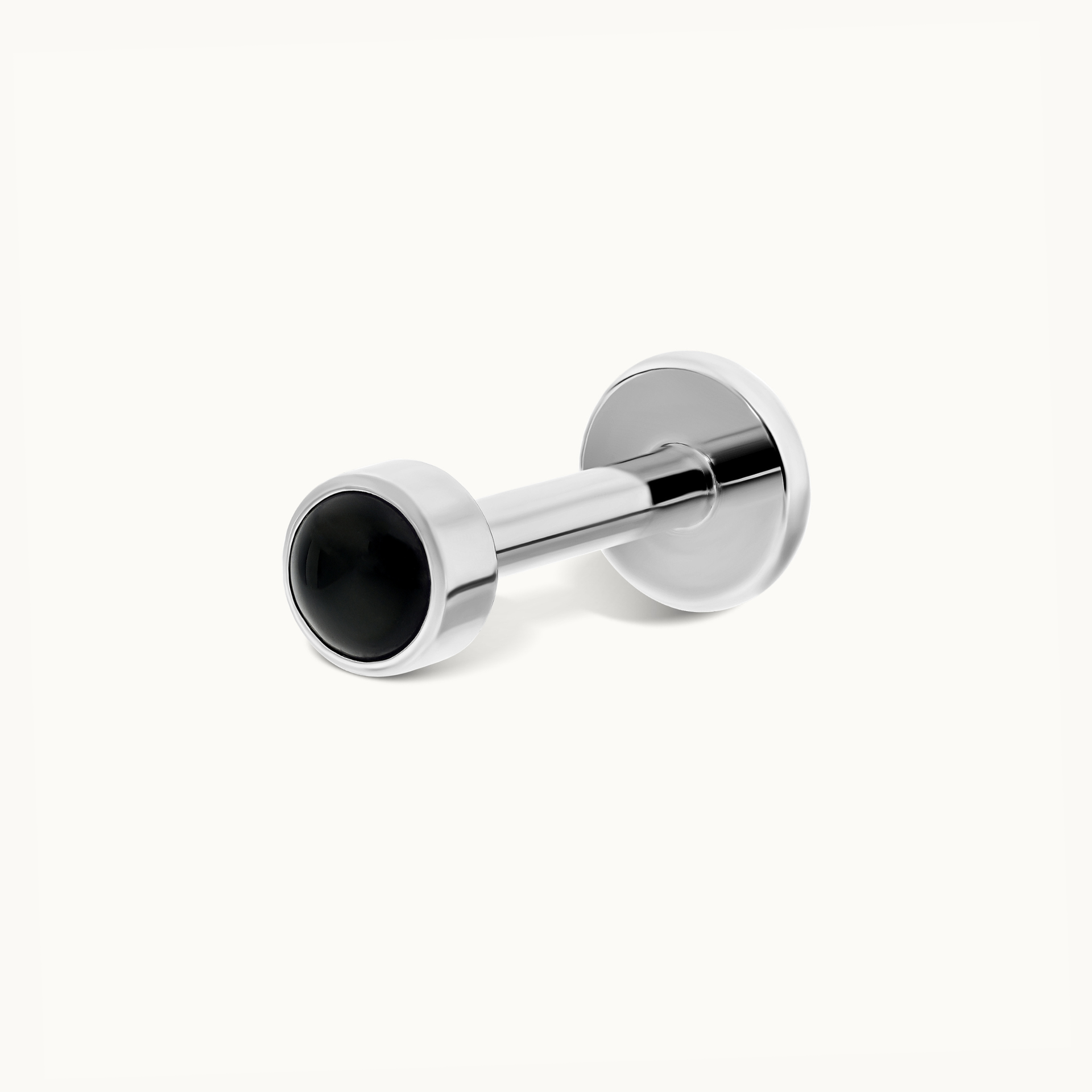 obsidian-piercing-onyx-cab-embout-piercing-titane-pierre-onyx-noire image 1