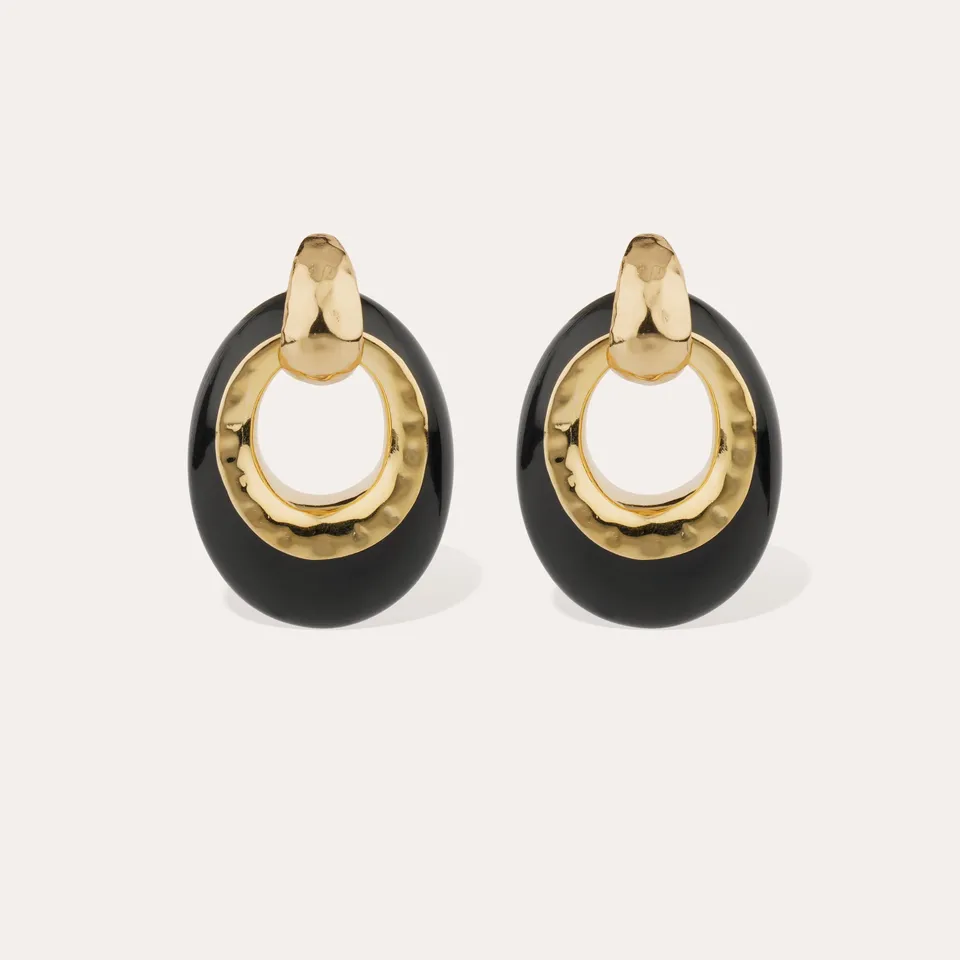 gas-bijoux-boucles-d-oreilles-selva-grand-mod-le-ac-tate-noir-dor image 1