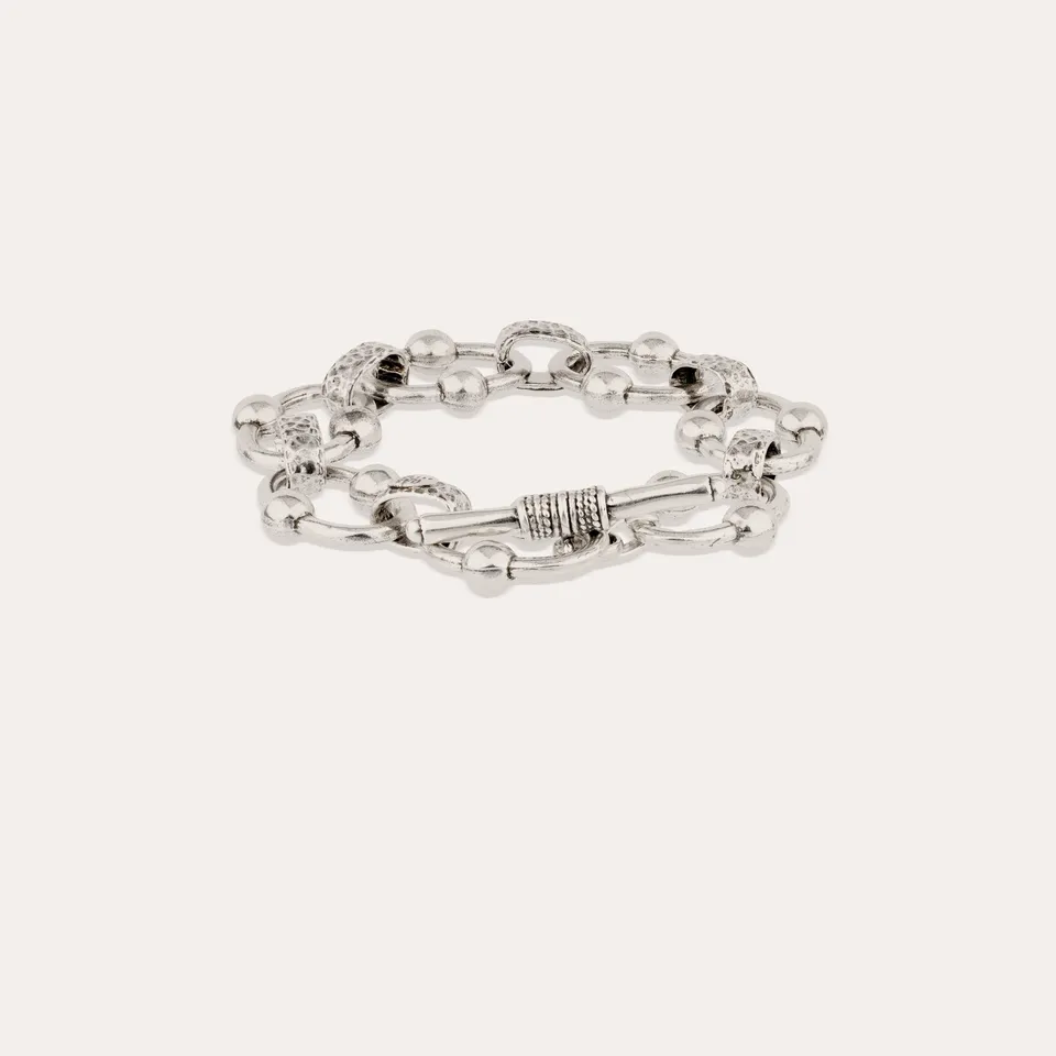 gas-bijoux-bracelet-rivage-argent-cha-ne-maillons-polis-main-fermoir-barrette image 1