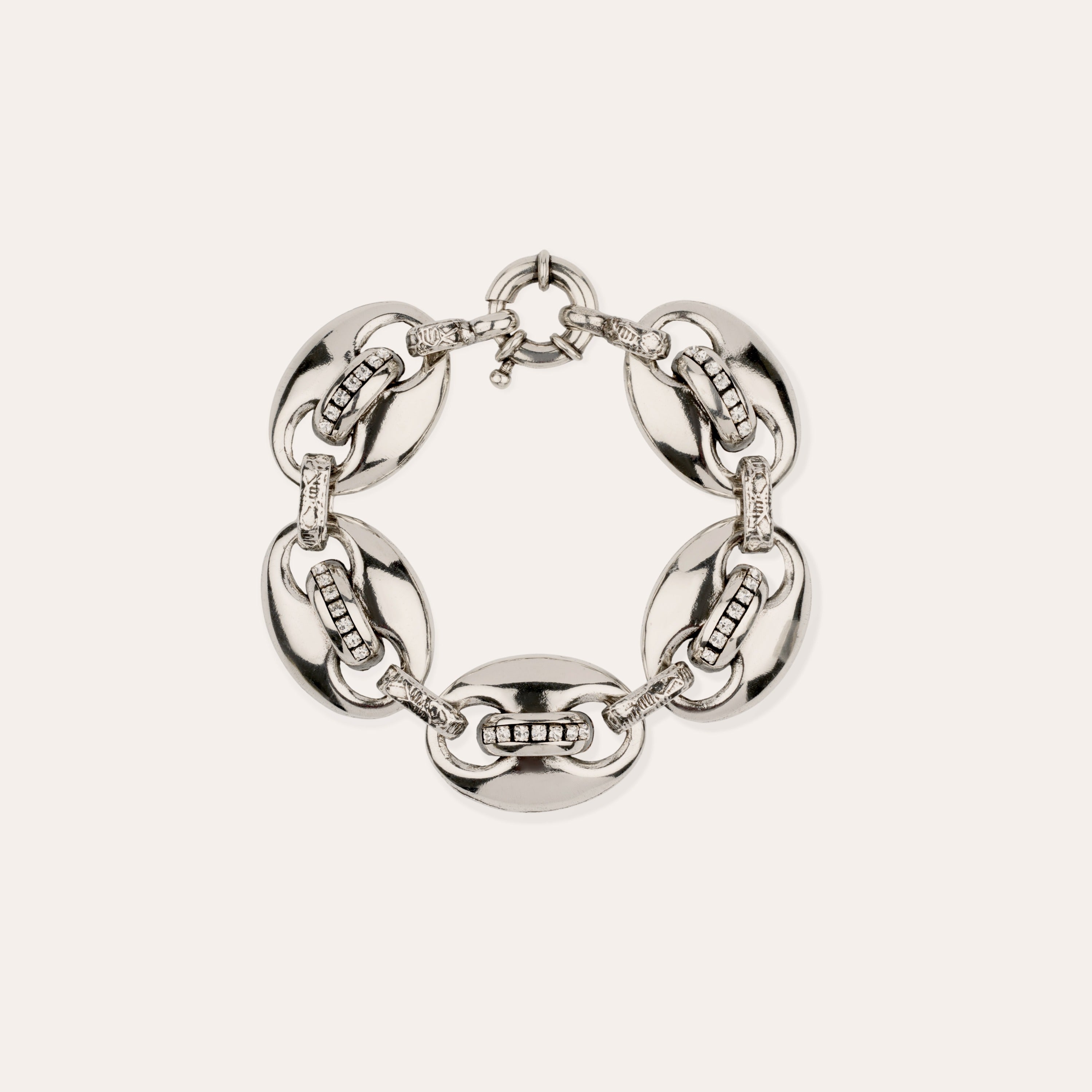 gas-bijoux-bracelet-cophea-strass-mini-argent-maille-marine image 2