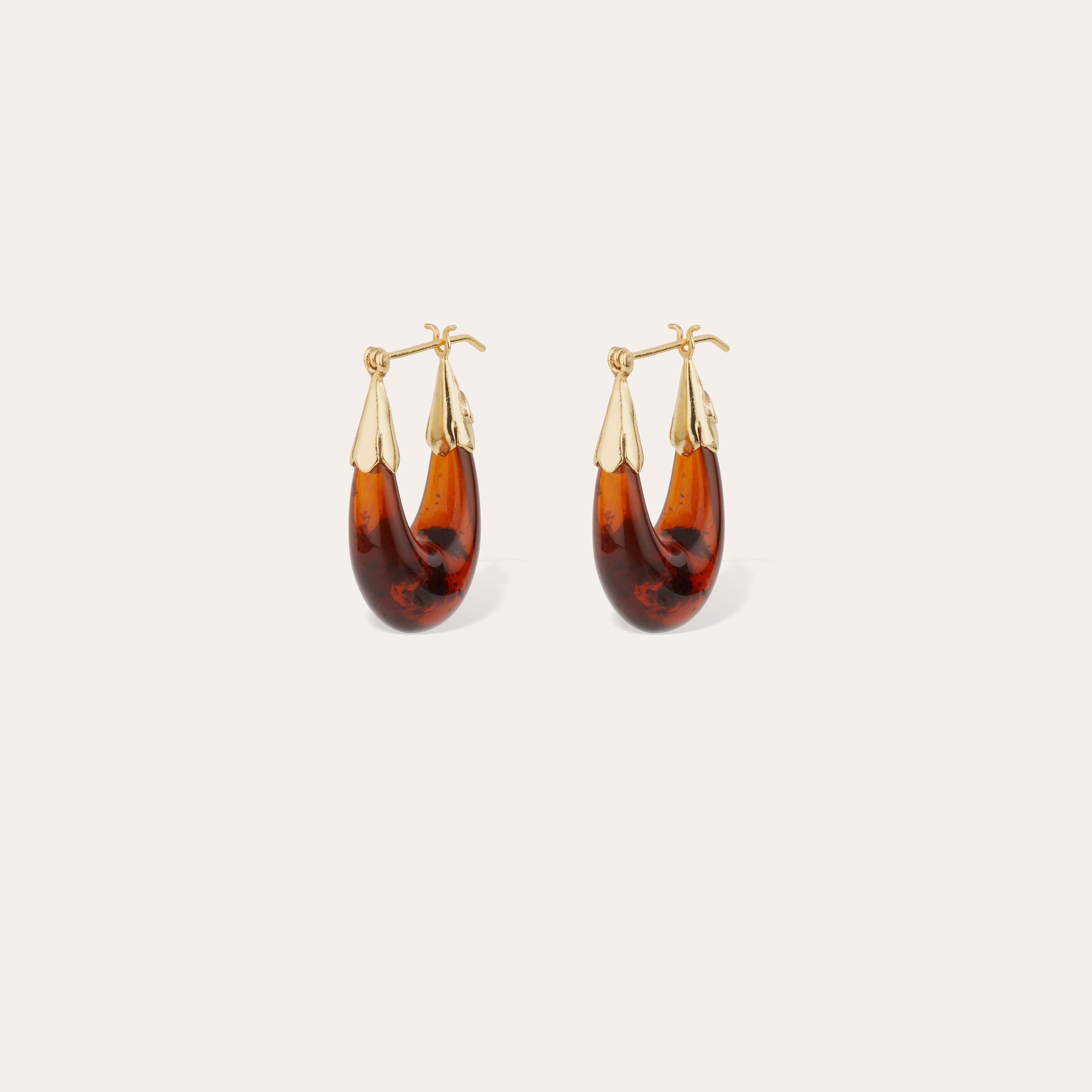 gas-bijoux-boucles-d-oreilles-ecume-petit-mod-le-ac-tate-caille-finitions-dor-es image 1