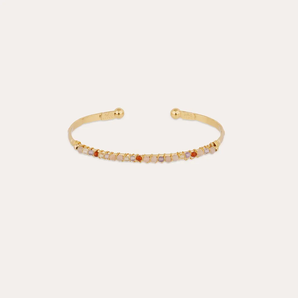 gas-bijoux-bracelet-lyre-jonc-petit-mod-le-dor-am-thyste-labradorite-perles-de-p image 1