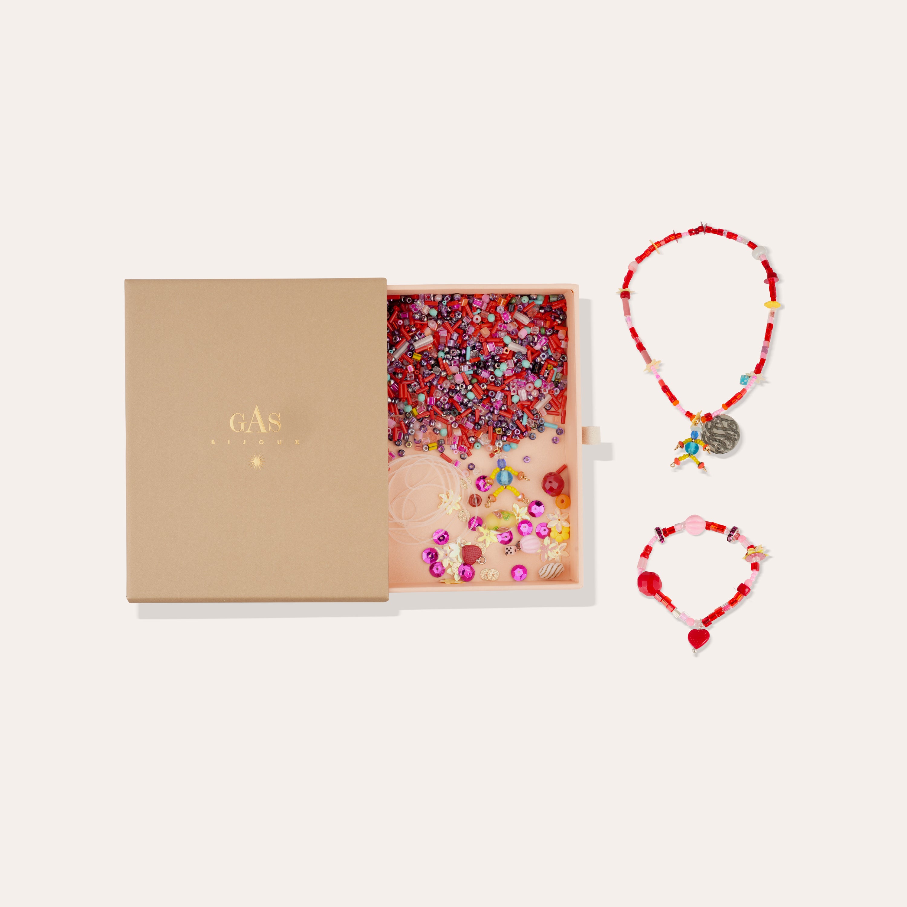 gas-bijoux-kit-petit-cr-ateur-coffret-diy-collier-et-bracelet-adulte-ou-enfant image 1