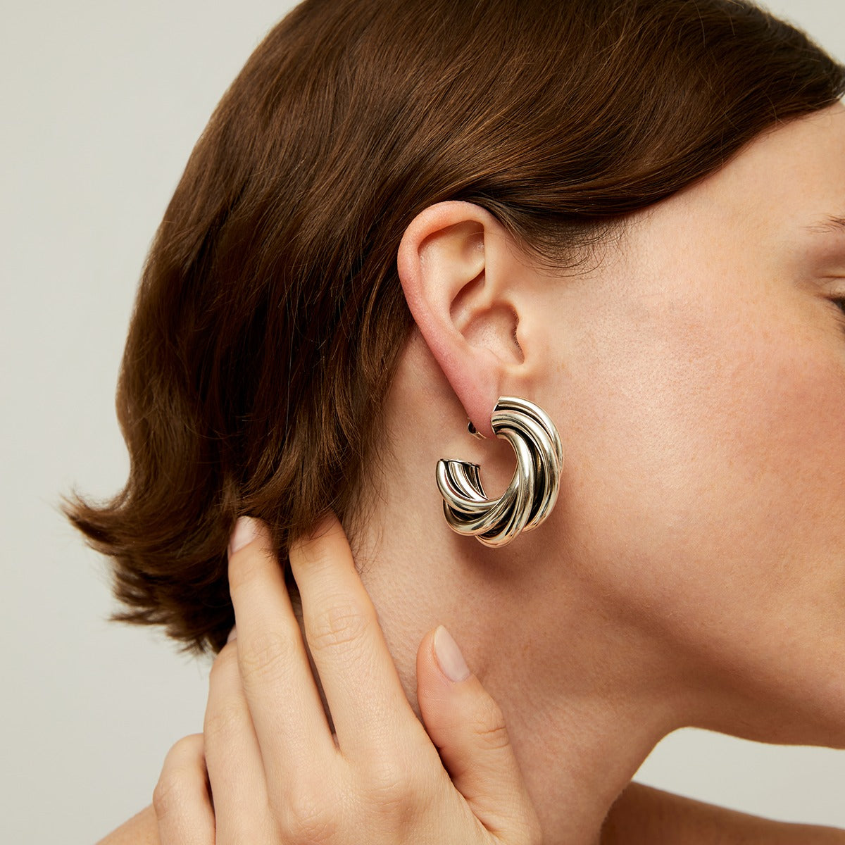 gas-bijoux-boucles-d-oreilles-cr-oles-atik-moyen-mod-le-argent-es-6-anneaux image 2