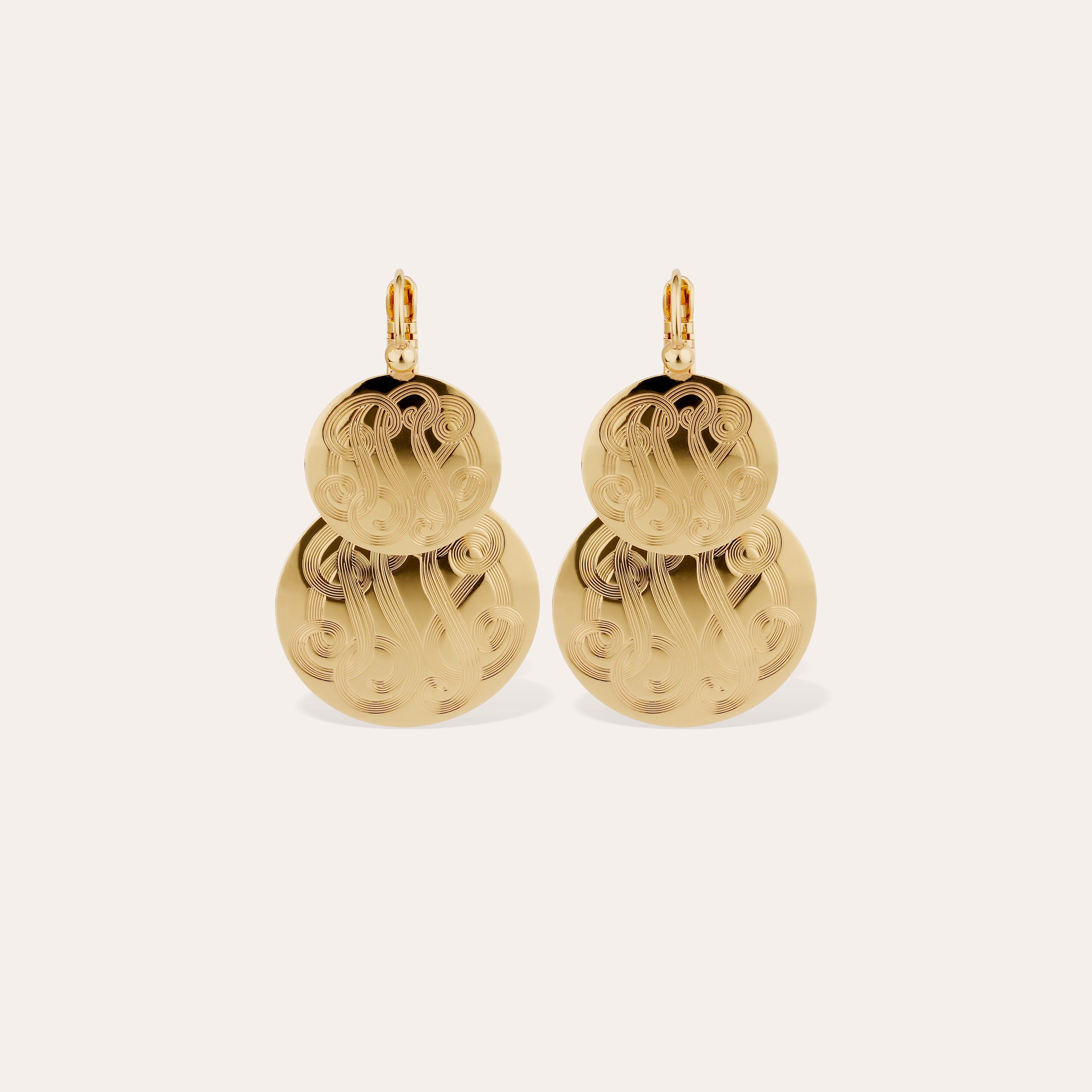 gas-bijoux-very-diva-double-petit-mod-le-boucles-d-oreilles-dor-es image 1