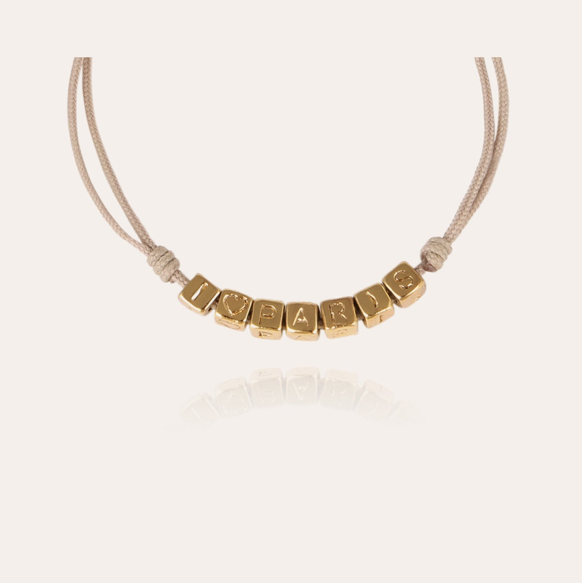 gas-bijoux-bracelet-paris-dor-l-or-fin-i-love-paris-ajustable image 2