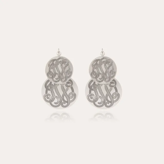 gas-bijoux-boucles-d-oreilles-very-diva-double-petit-mod-le-argent-es image 1