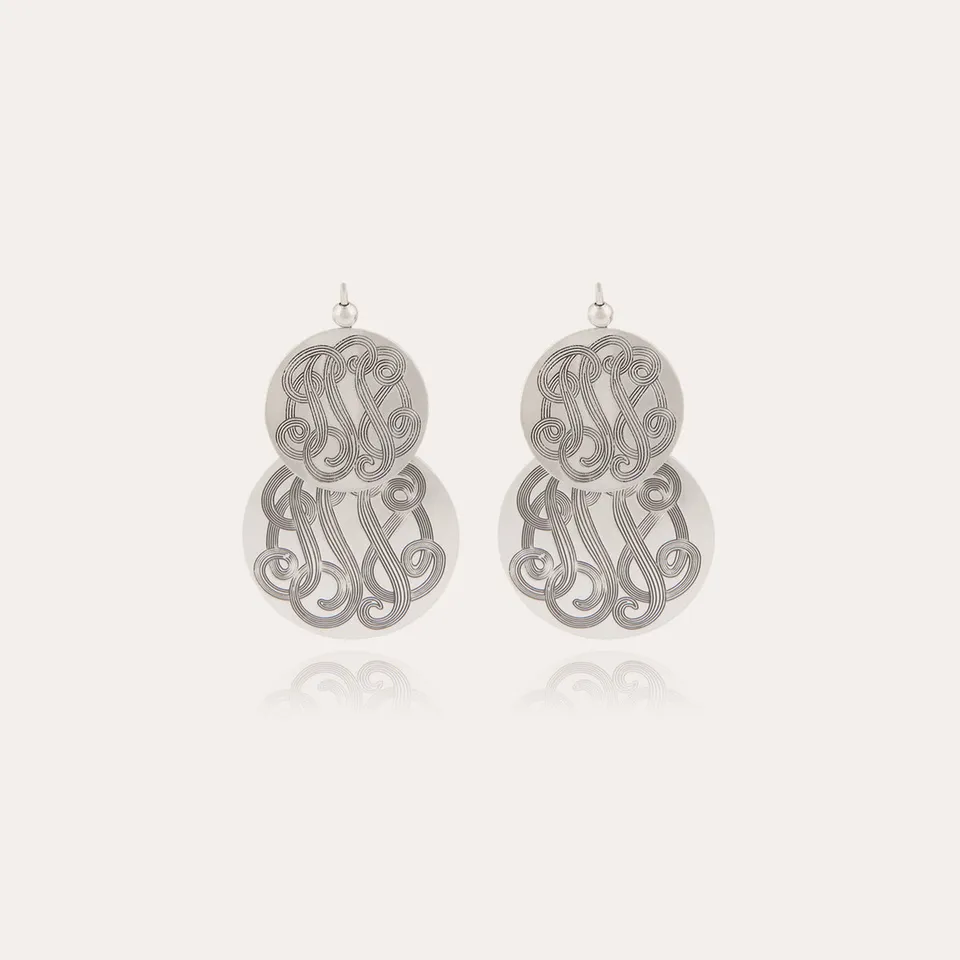 gas-bijoux-boucles-d-oreilles-very-diva-double-petit-mod-le-argent-es image 1
