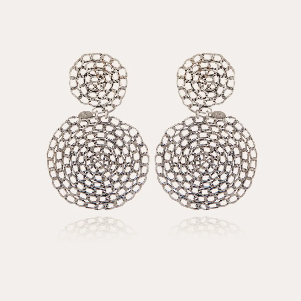 gas-bijoux-boucles-d-oreilles-onde-gourmette-argent-es image 1