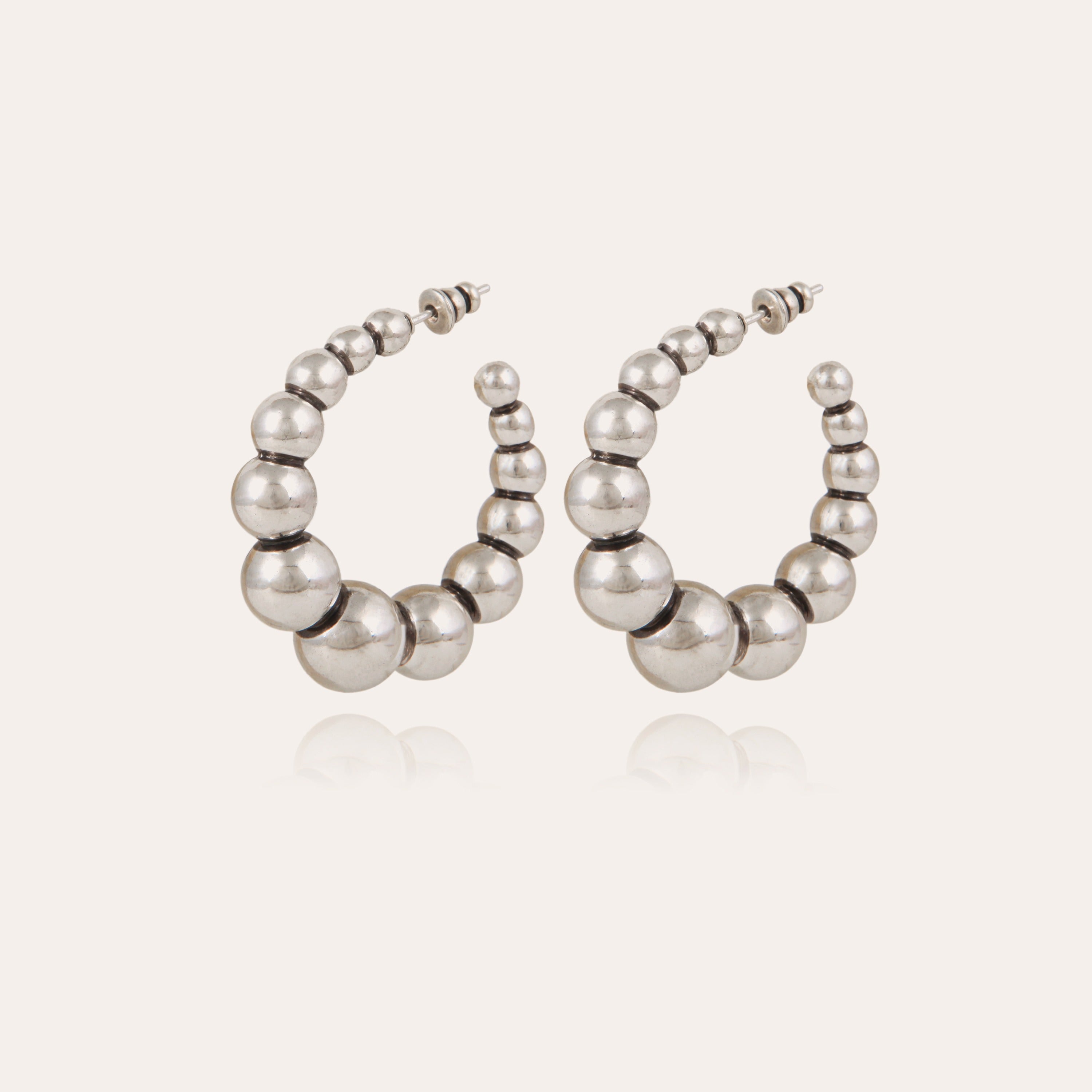 gas-bijoux-boucles-d-oreilles-cr-oles-andy-petit-mod-le-argent-es-perles-d-grad image 1